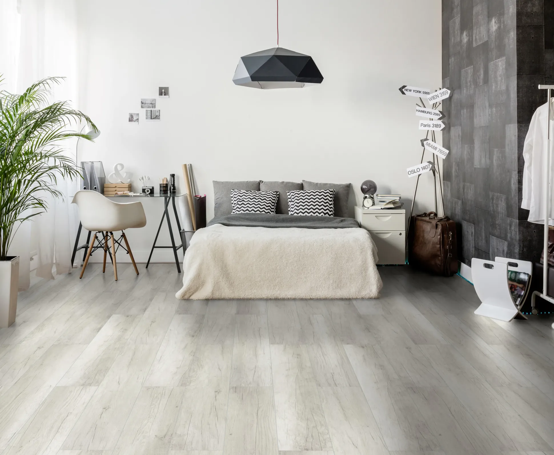 Classen Laminat Megaloc Aquaprotect 128,5 x 19,2 cm 8 mm Oak light grey