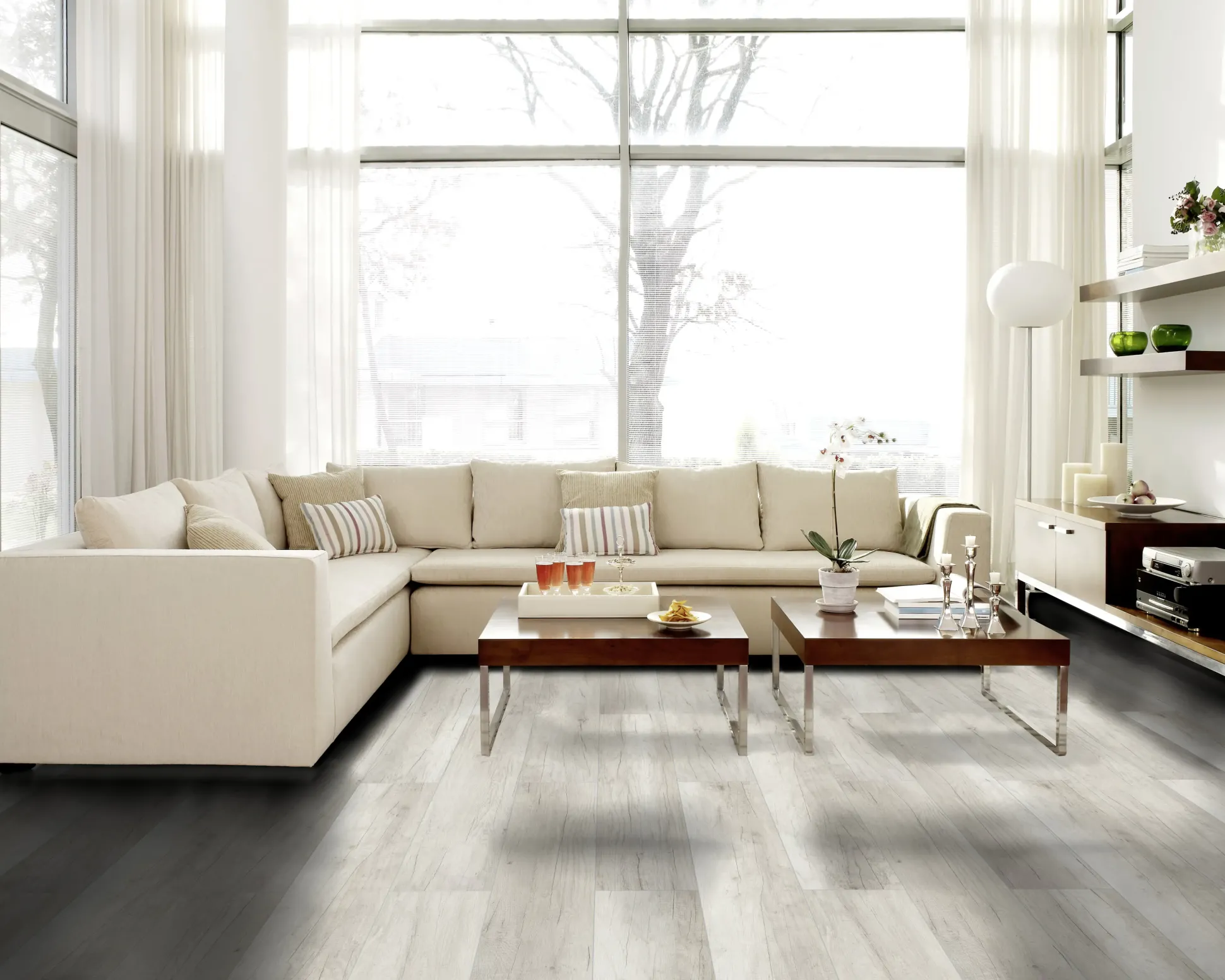 Classen Laminat Megaloc Aquaprotect 128,5 x 19,2 cm 8 mm Oak light grey