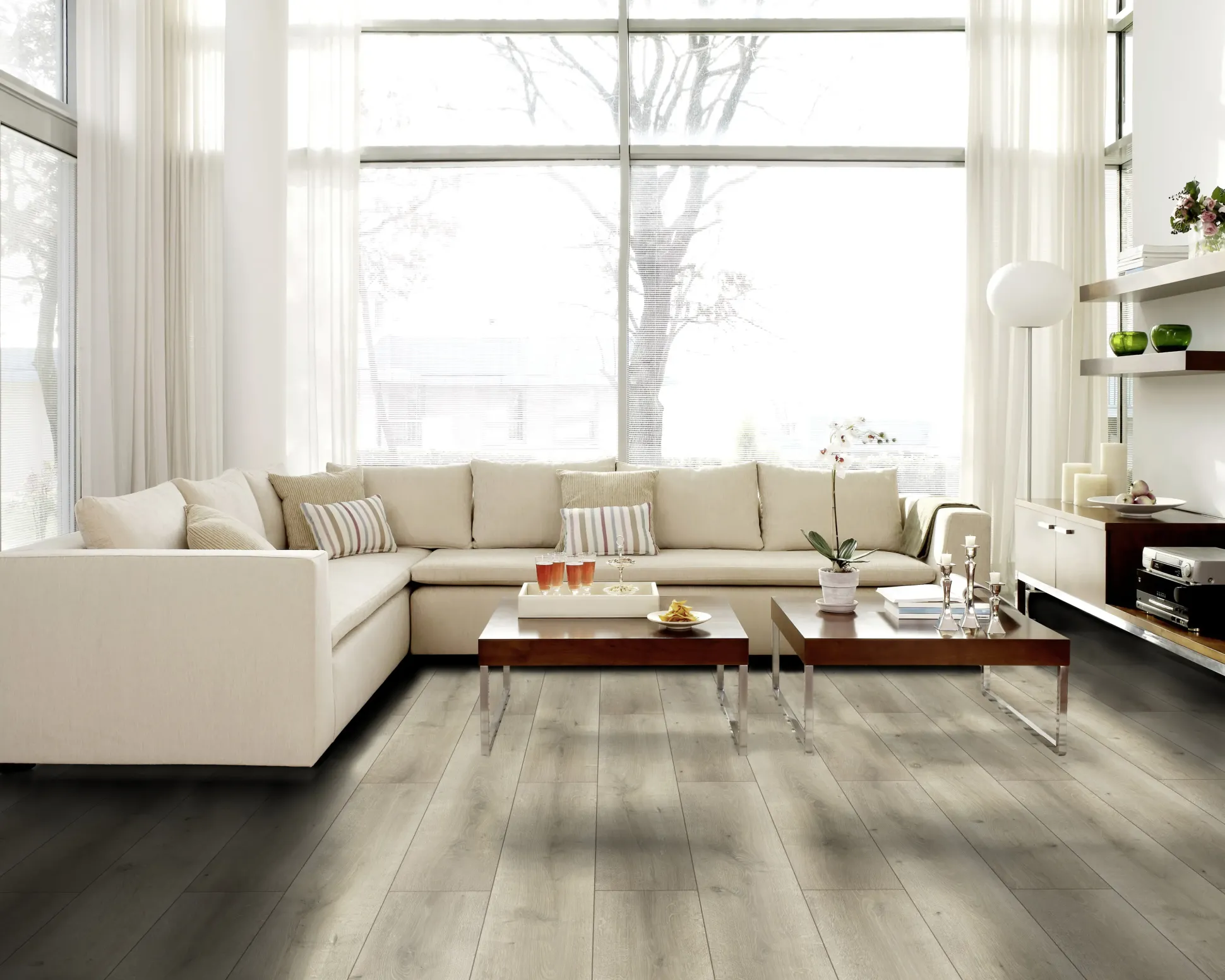 Classen Laminat Megaloc Aquaprotect Oak light grey brown