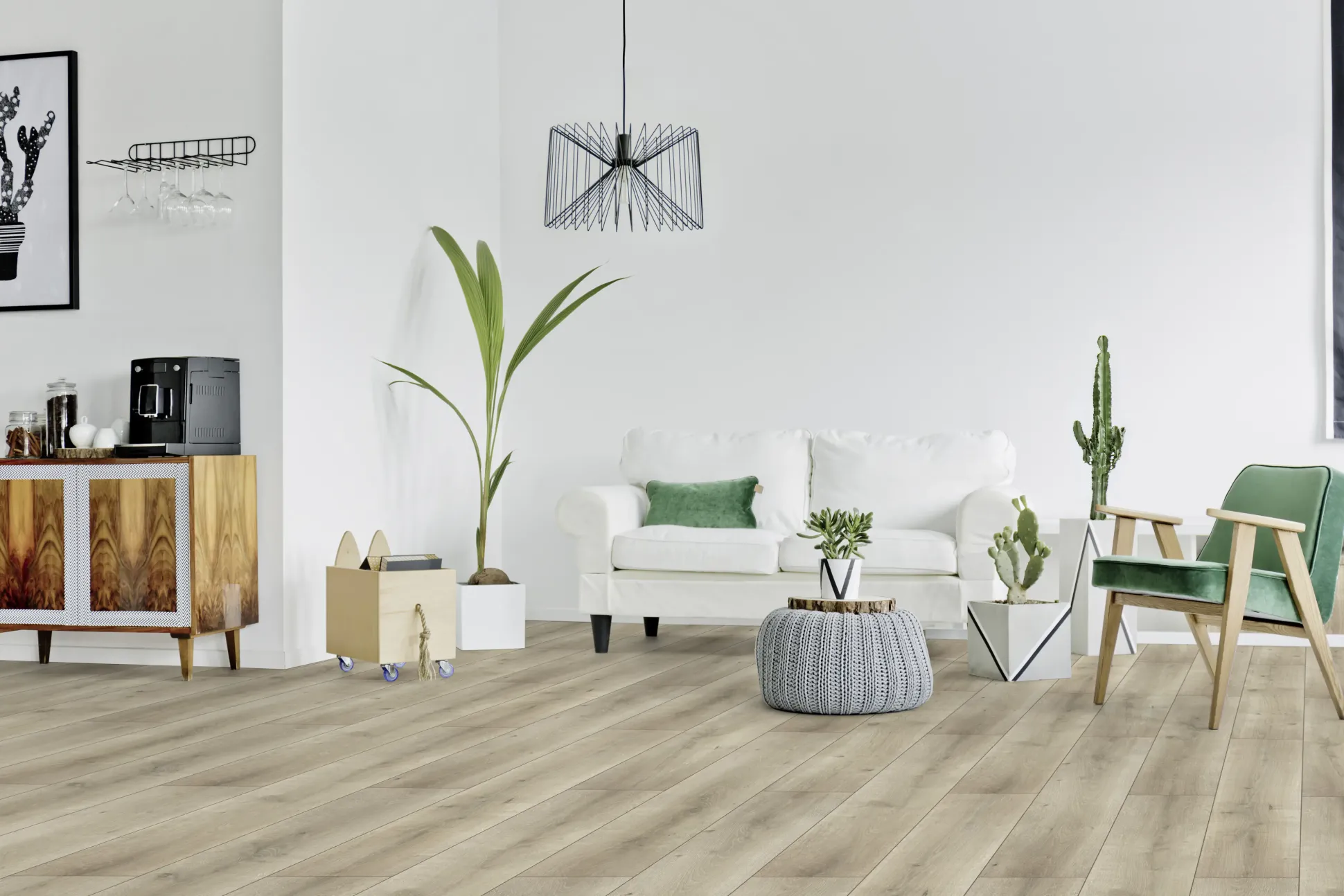 Classen Laminat Megaloc Aquaprotect Oak light grey brown