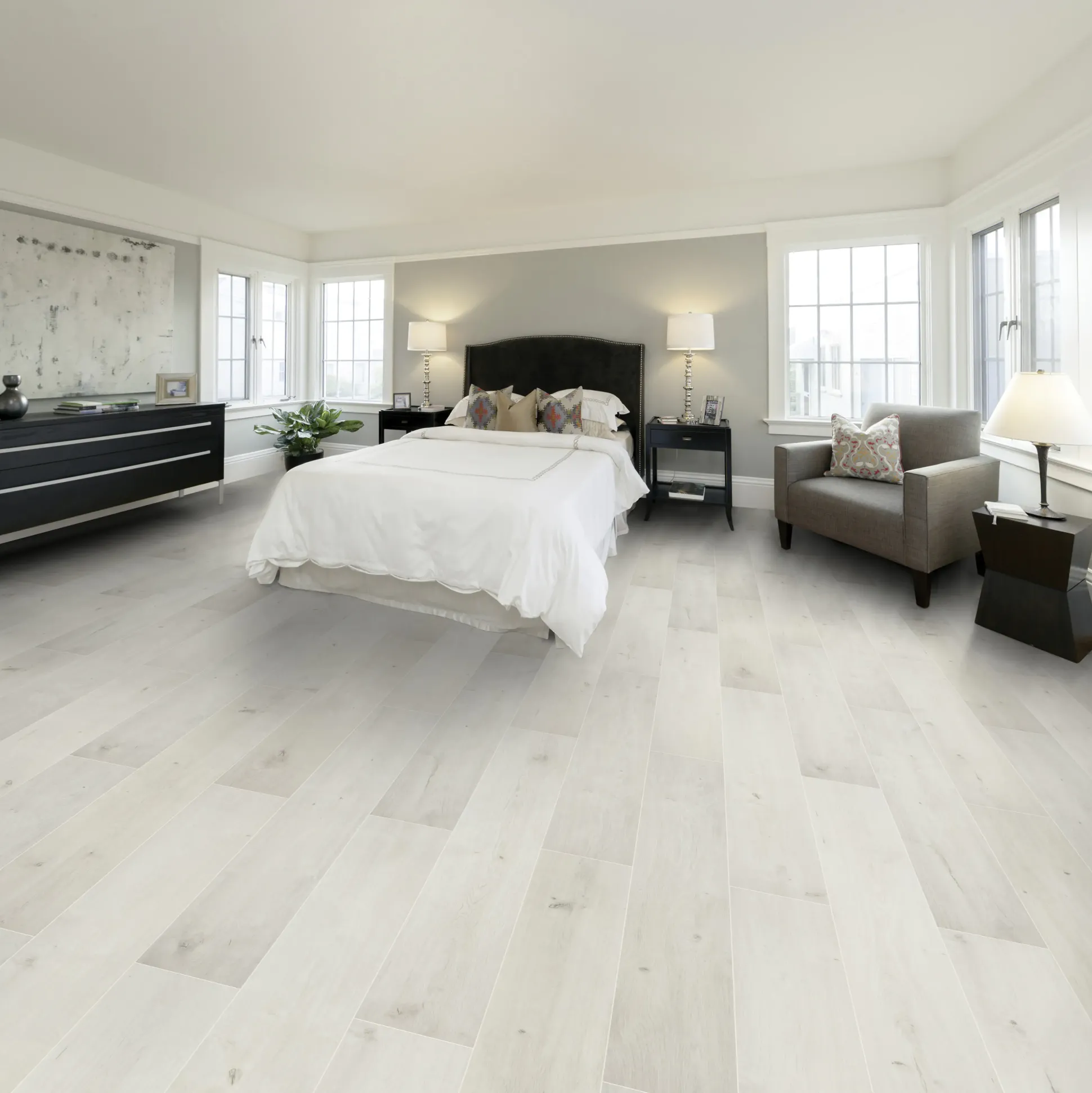 Classen Laminat Megaloc Aquaprotect 128,5 x 19,2 cm 8 mm Oak white mix