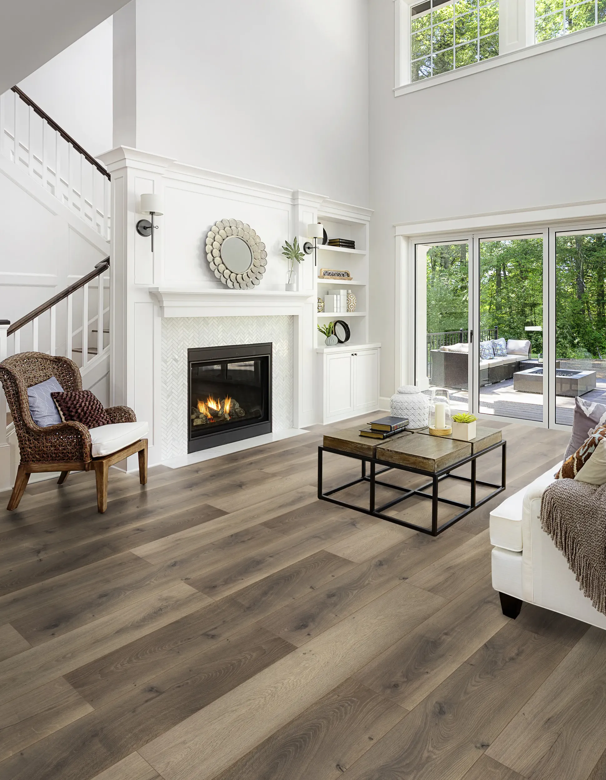 Classen Laminat Megaloc Aquaprotect 128,5 x 19,2 cm 8 mm Eiche braun mix