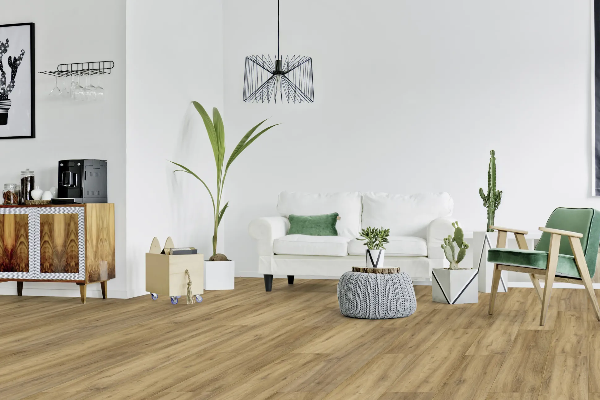 Classen Laminat Megaloc Aquaprotect 128,5 x 19,2 cm 8 mm Oak natural