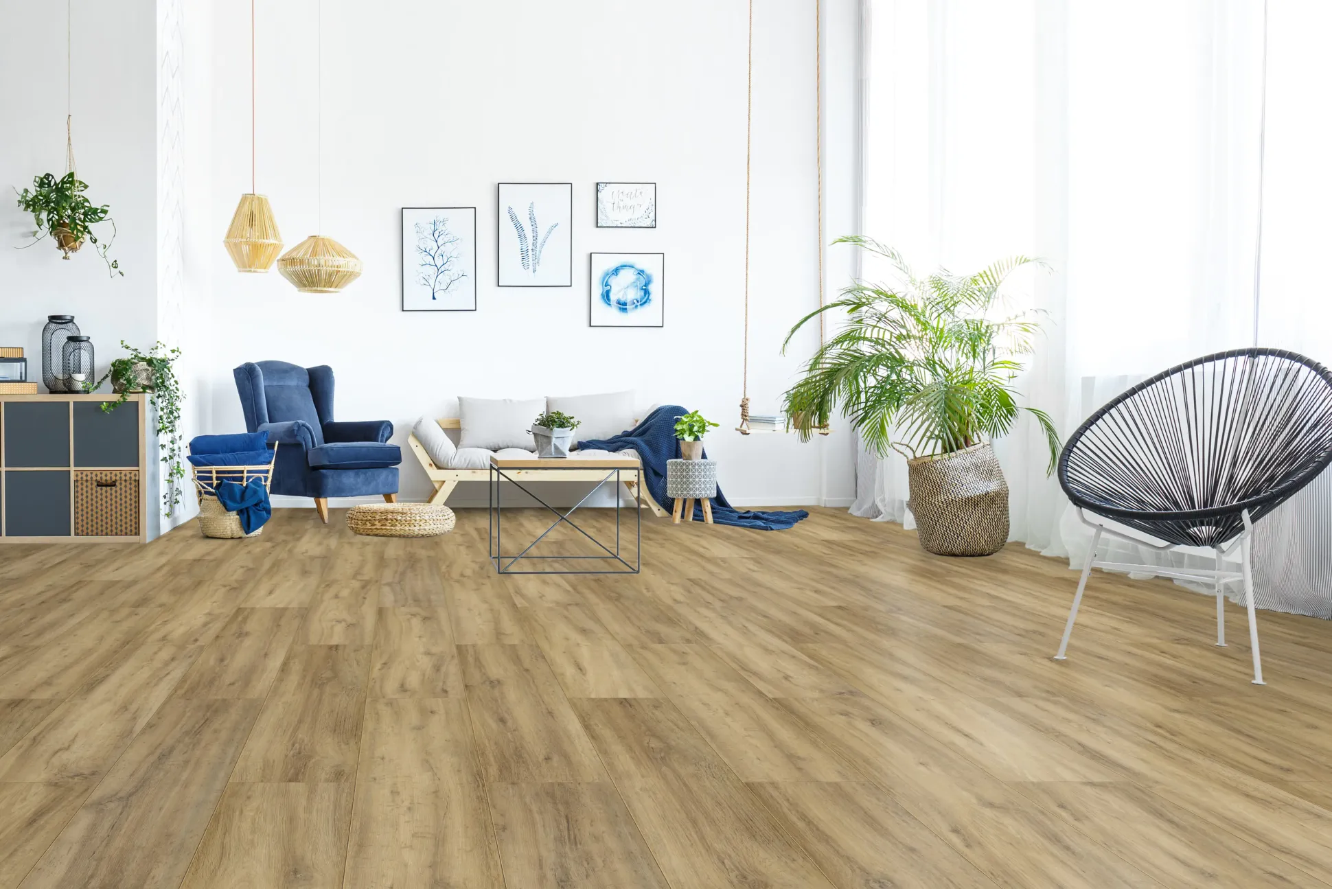 Classen Laminat Megaloc Aquaprotect 128,5 x 19,2 cm 8 mm Oak natural