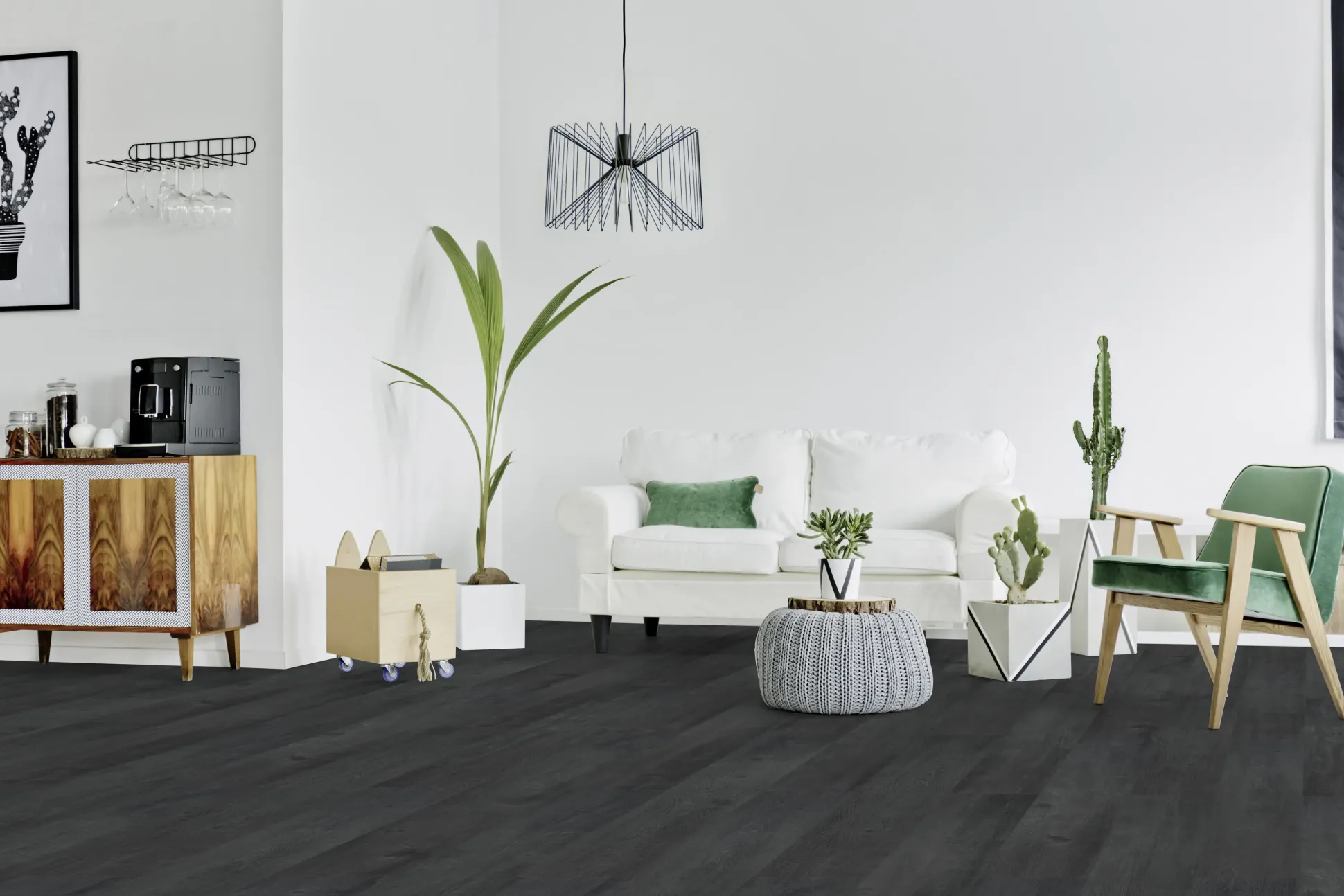 Classen Laminat Megaloc Aquaprotect 128,5 x 19,2 cm 8 mm Oak black