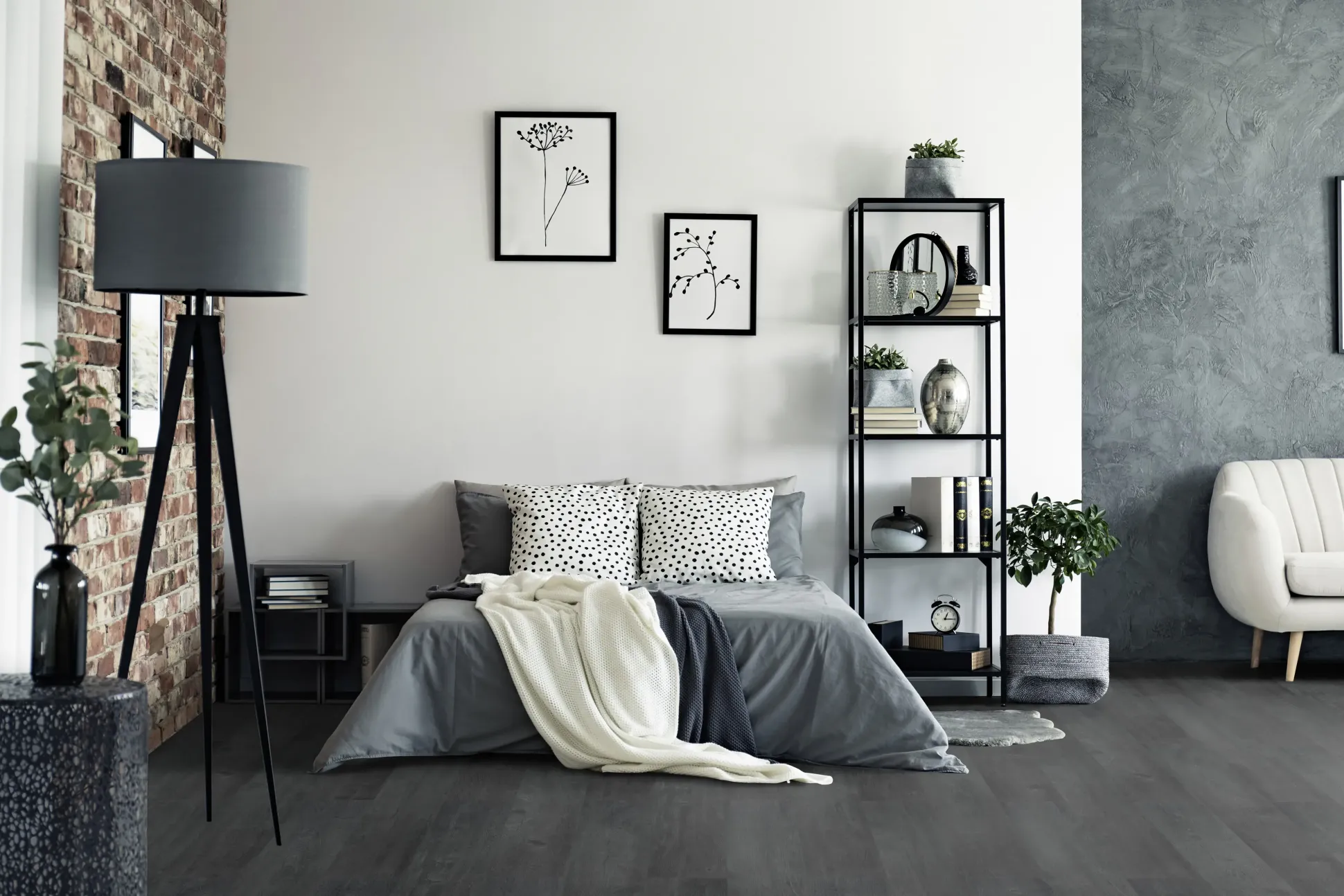 Classen Laminat Megaloc Aquaprotect 128,5 x 19,2 cm 8 mm Oak black
