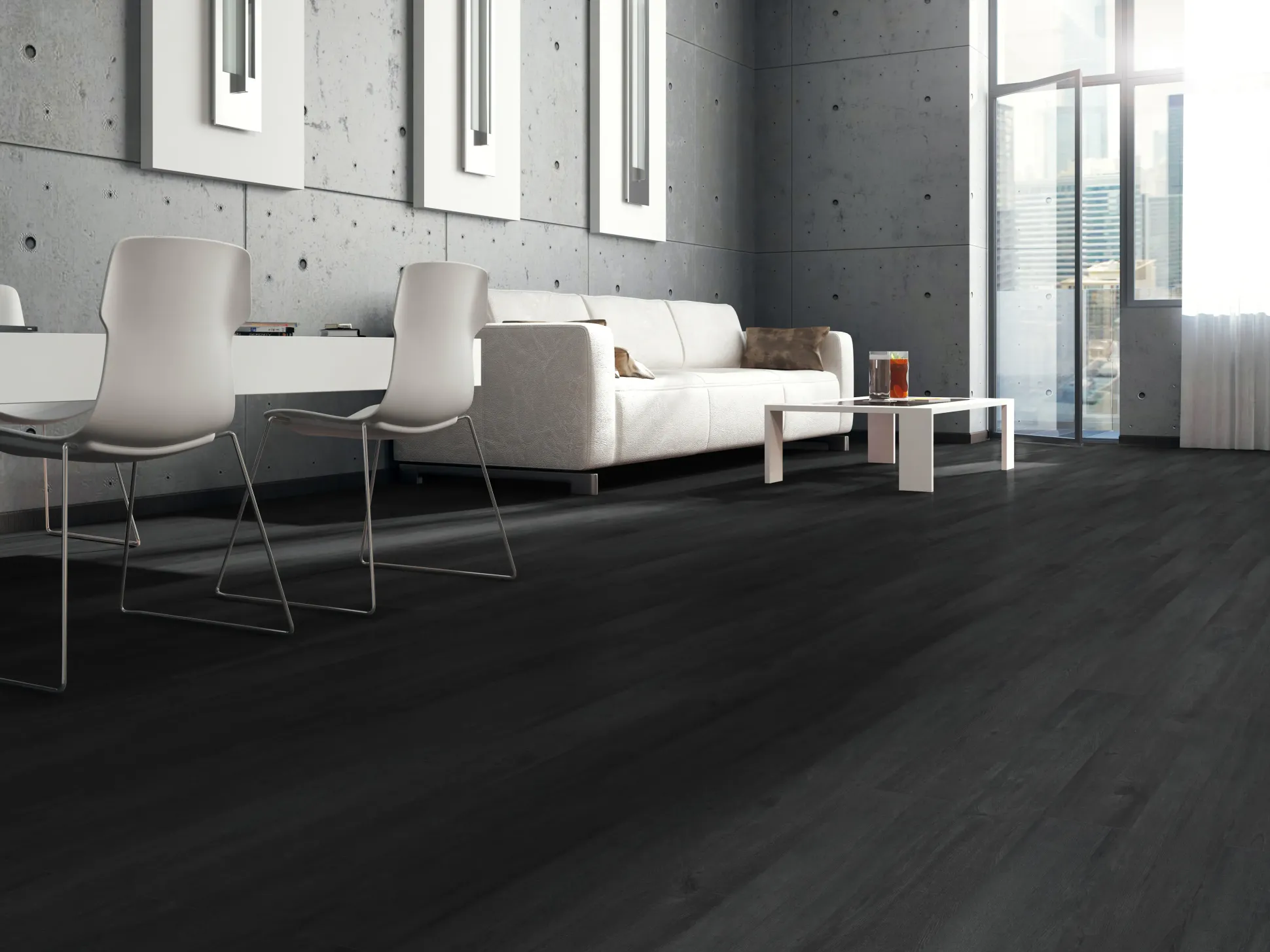 Classen Laminat Megaloc Aquaprotect 128,5 x 19,2 cm 8 mm Oak black