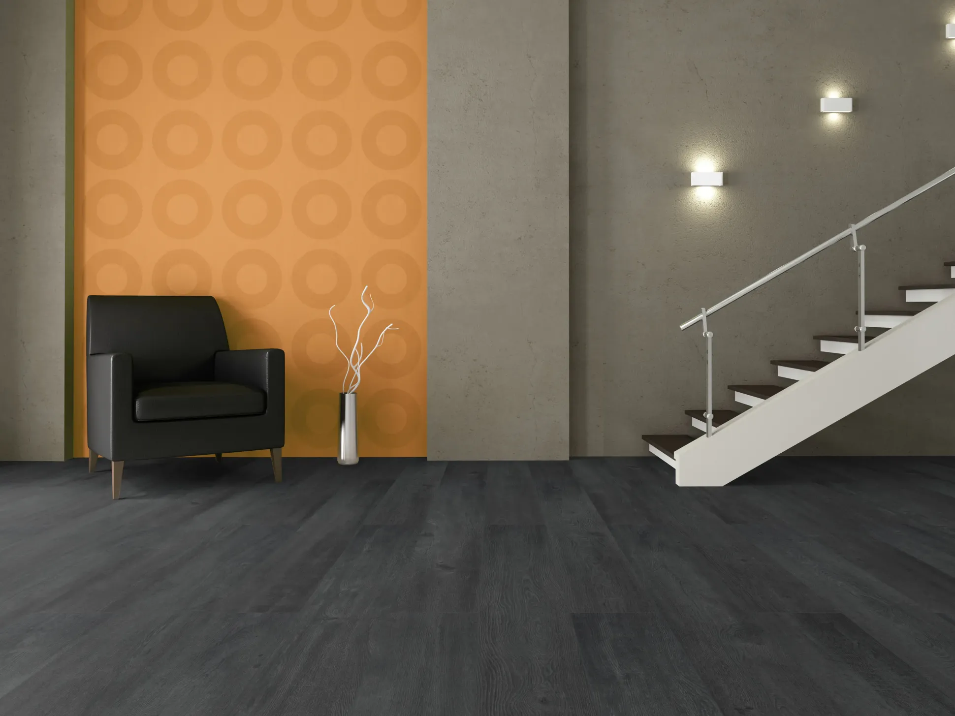 Classen Laminat Megaloc Aquaprotect 128,5 x 19,2 cm 8 mm Oak black
