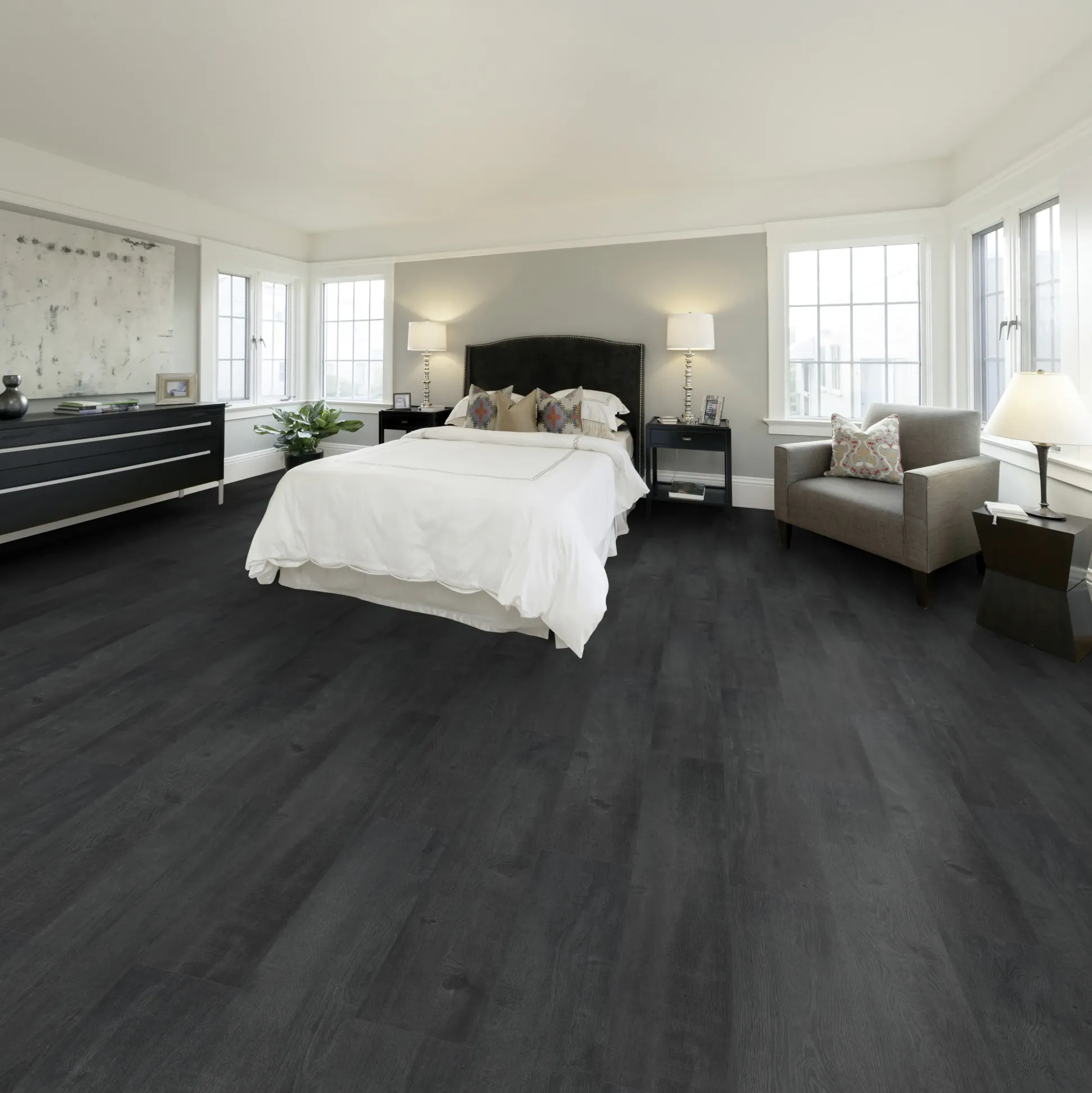 Classen Laminat Megaloc Aquaprotect 128,5 x 19,2 cm 8 mm Oak black