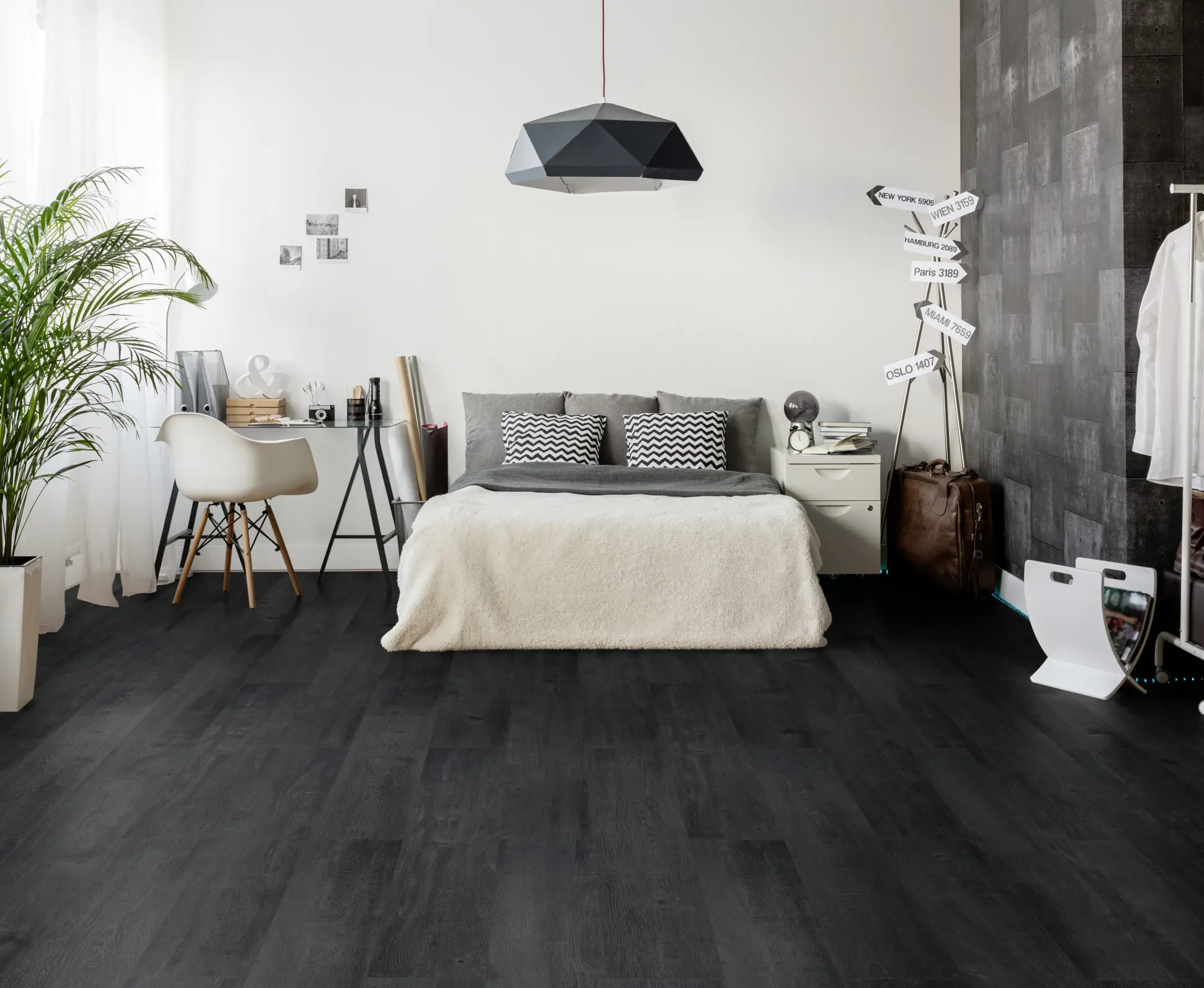 Classen Laminat Megaloc Aquaprotect 128,5 x 19,2 cm 8 mm Oak black