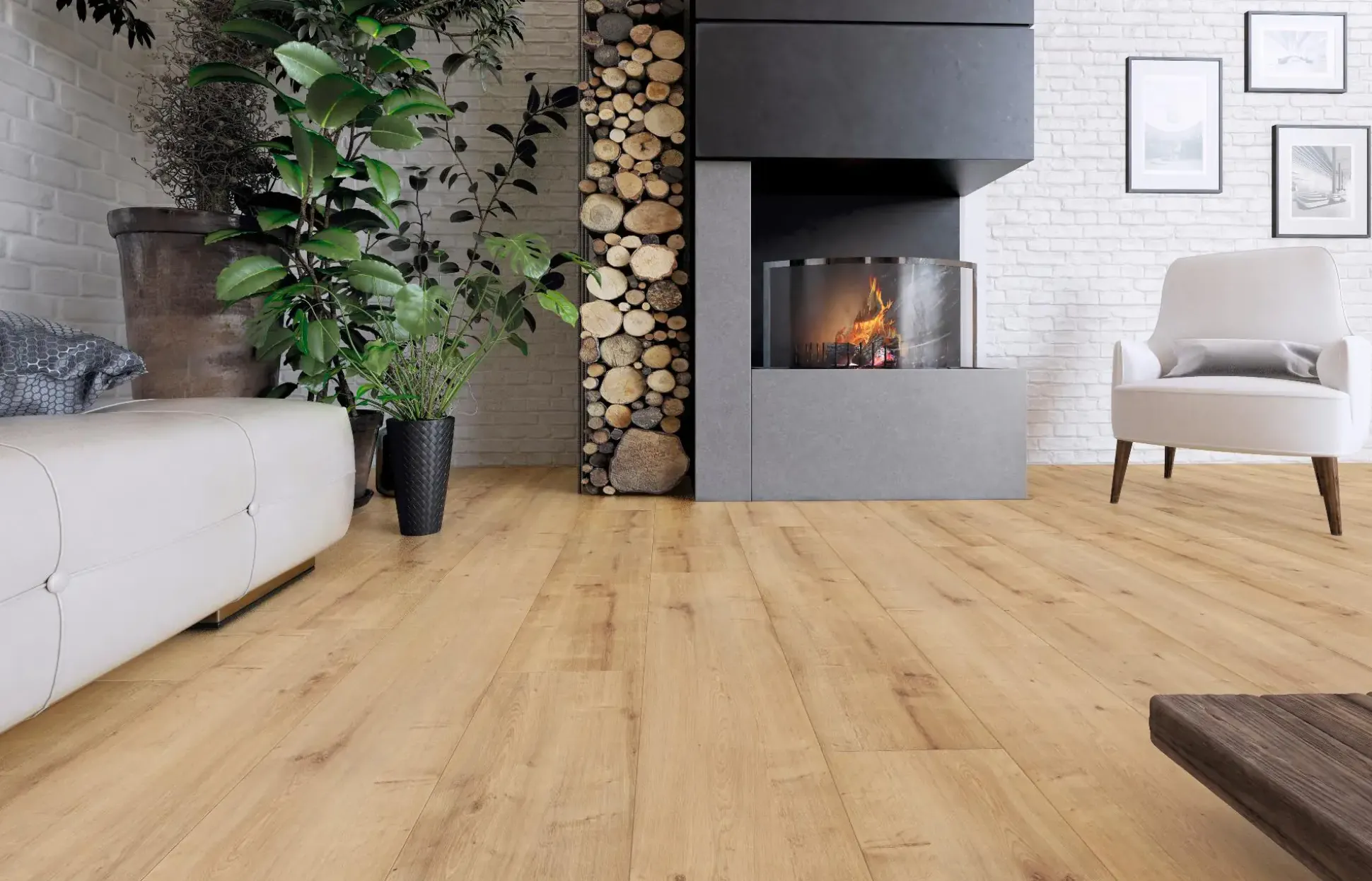 Classen Laminat Megaloc Aquaprotect XL Eiche beige dunkel LHD