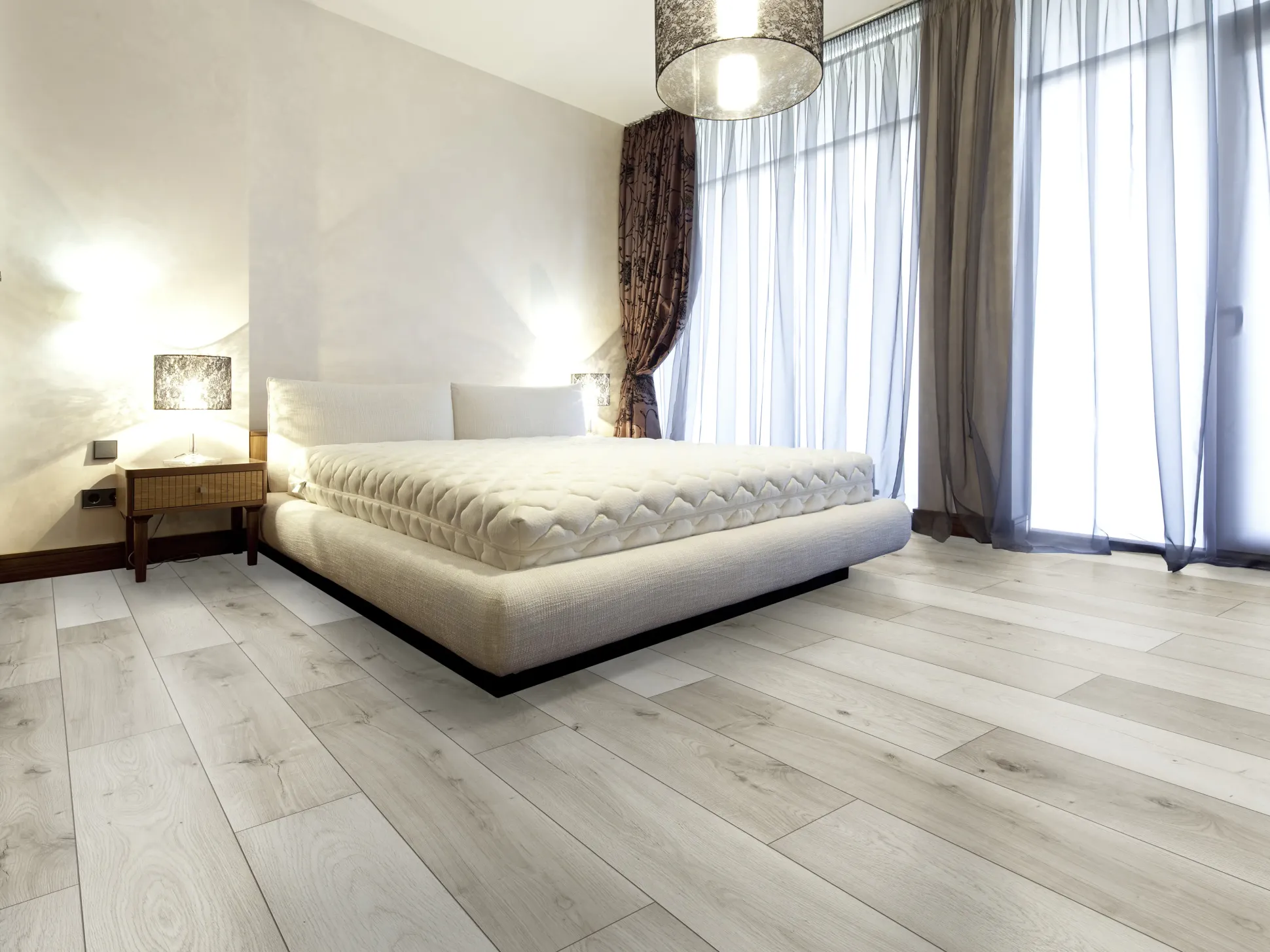 Classen Laminat Megaloc Aquaprotect 128,5 x 19,2 cm 8 mm Eiche grau mix