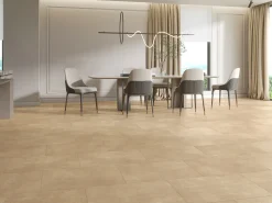 Classen Vinylboden Fliese HydroClick mit Trittschalldämmung Beige