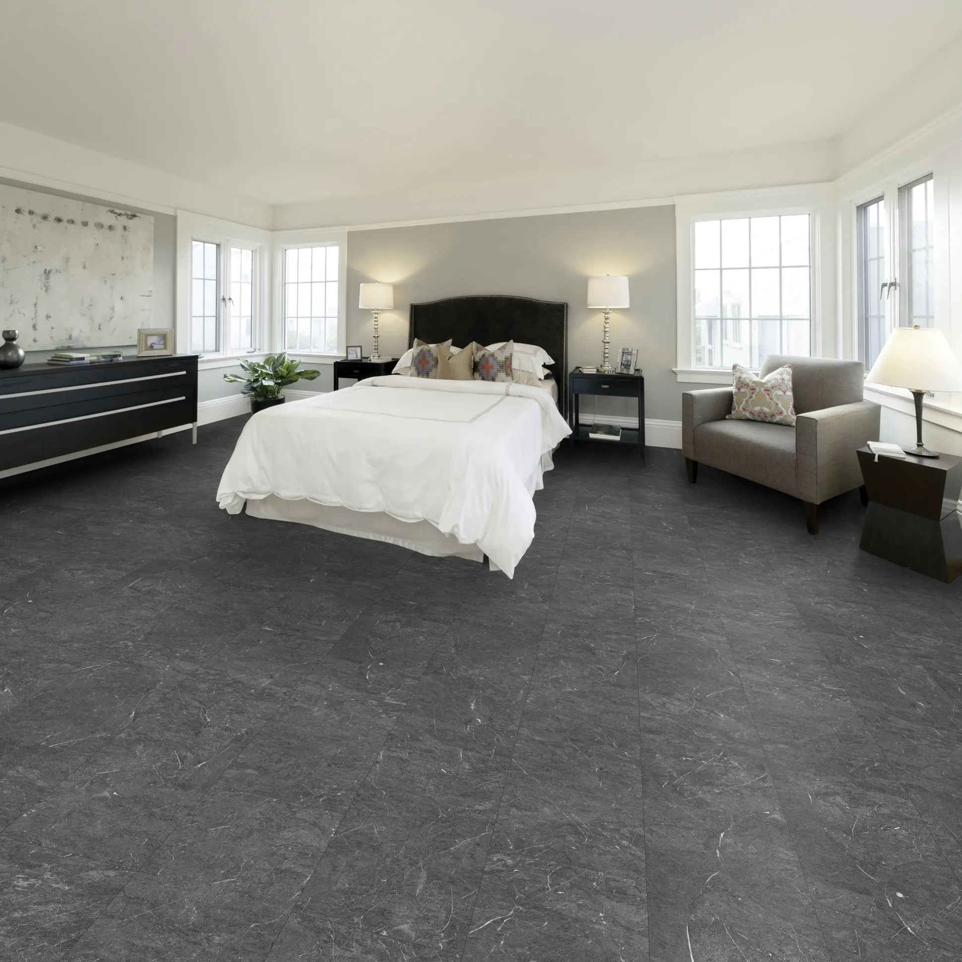 Classen Vinylboden Fliese Infinity dark 63,8 x 31 cm