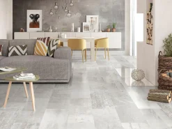 Classen Visiogrande Laminat Fliese Megaloc Aquaprotect Fließestrich altweiß
