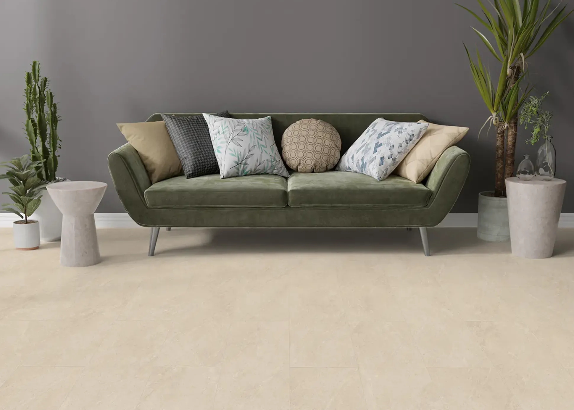 Classen Visiogrande Laminat Fliese Megaloc Aquaprotect 60,4 x 28 cm beige