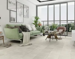 Classen Visiogrande Laminat Fliese Megaloc Aquaprotect 60,4 x 28 cm Zementestrich beige