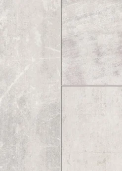 Classen Visiogrande Laminat Fliese Megaloc Aquaprotect 60,4 x 28 cm Fließestrich weiß