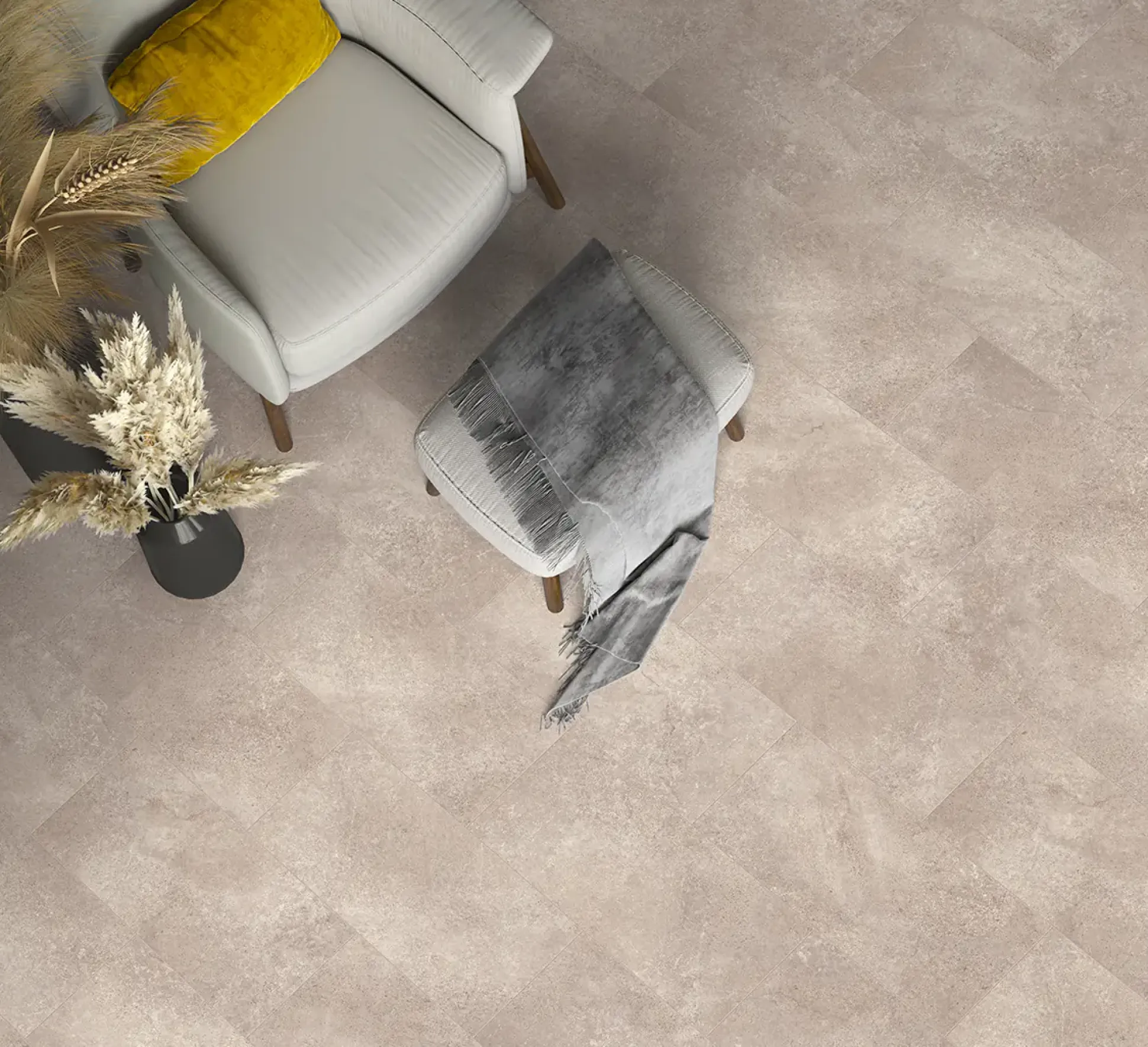 Classen Visiogrande Laminat Fliese Megaloc Aquaprotect 60,4 x 28 cm Beton grau