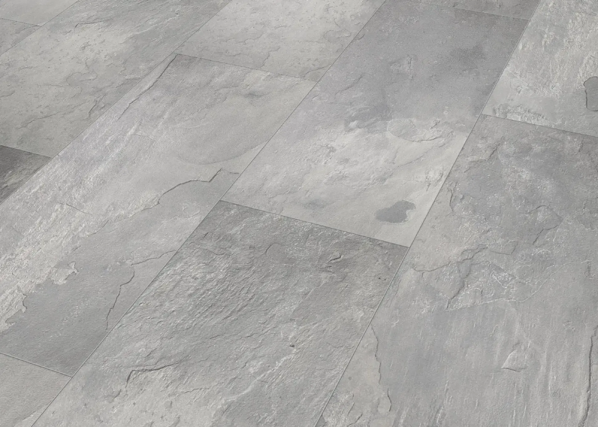 Classen Visiogrande Laminat Fliese Megaloc Aquaprotect 60,4 x 28 cm Tonschiefer grau