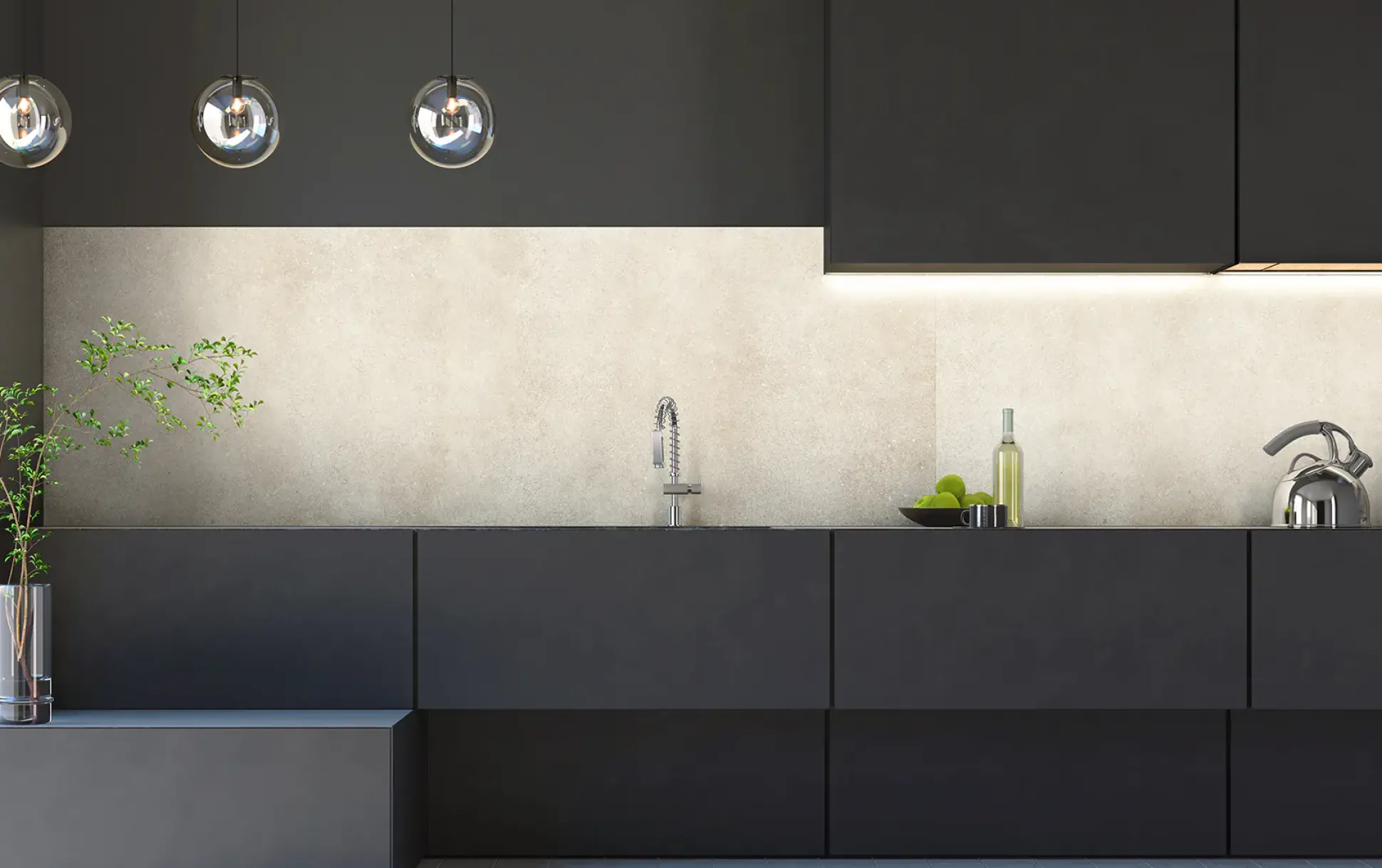 Classen Wandverkleidung Vario Stone white 255 x 120 cm x 3 mm