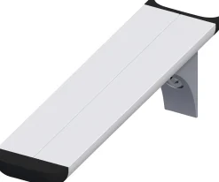 coaxis®-Regalträger 67 mm 67 x 51 mm Aluminium eloxiert silber