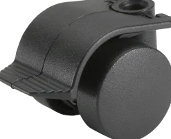Containerrolle mit Radfeststeller Ø 35 mm für normale Böden Tragkr. 70 kg