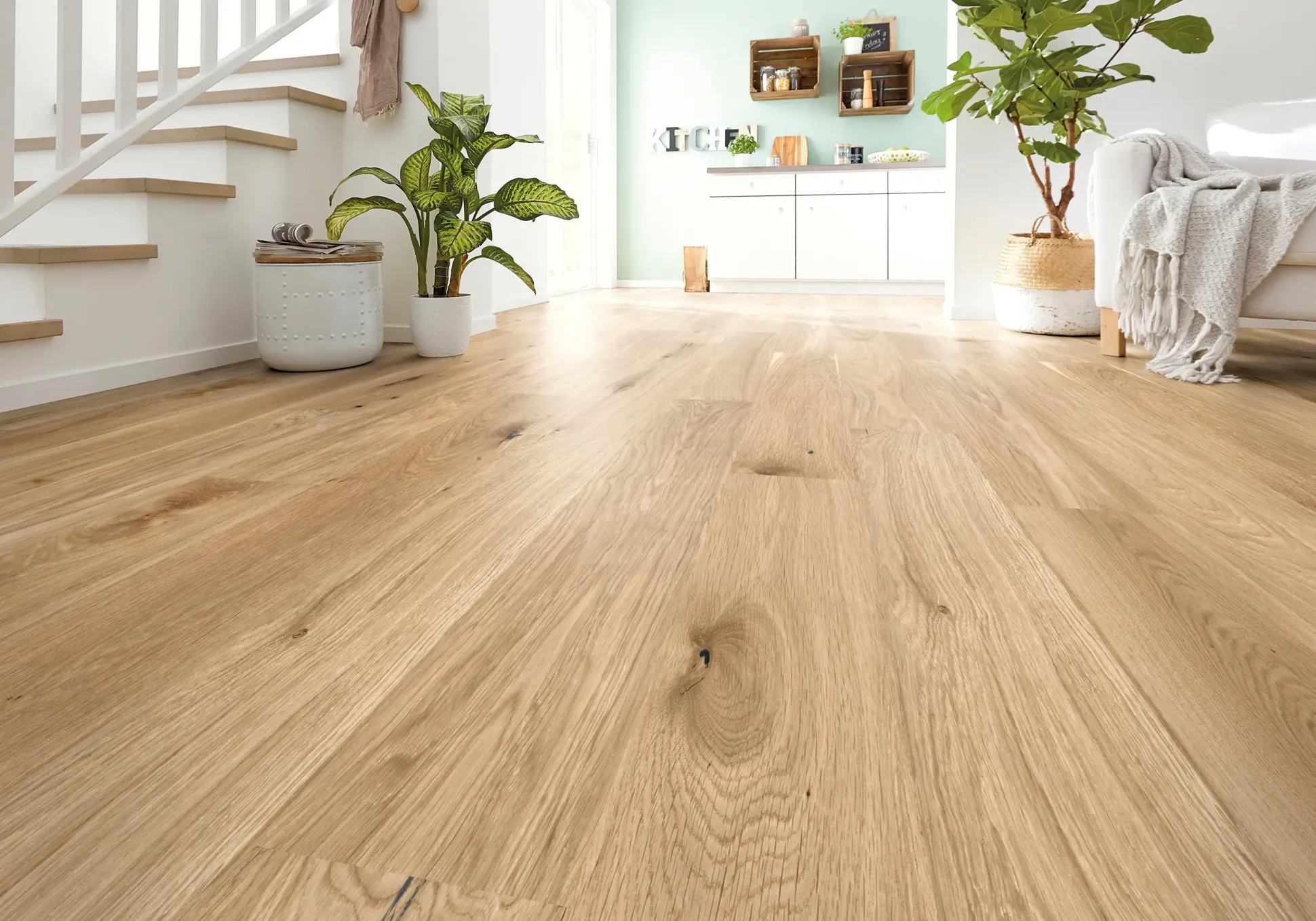 Decolife Vinylboden mit Trittschalldämmung Naturestyle Oak Rustic