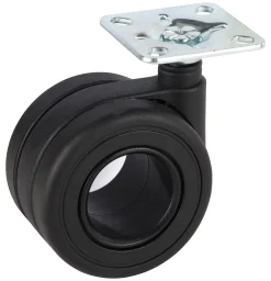 Design Doppelrolle 65 x 43 mm Tragkr. 60 kg