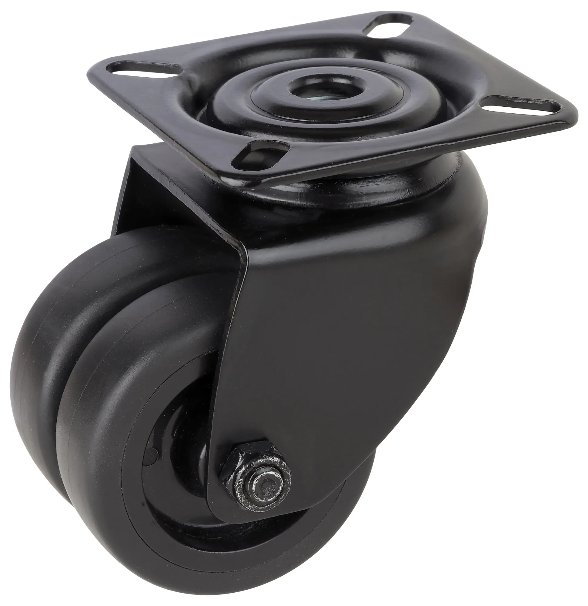 Design-Doppelrolle 50 x 17,5 mm Tragkr. 80 kg