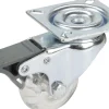 Design-Lenkrolle mit Totalfeststeller 50 x 20 mm Tragkr. 40 kg