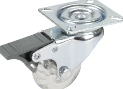 Design-Lenkrolle mit Totalfeststeller 50 x 20 mm Tragkr. 40 kg