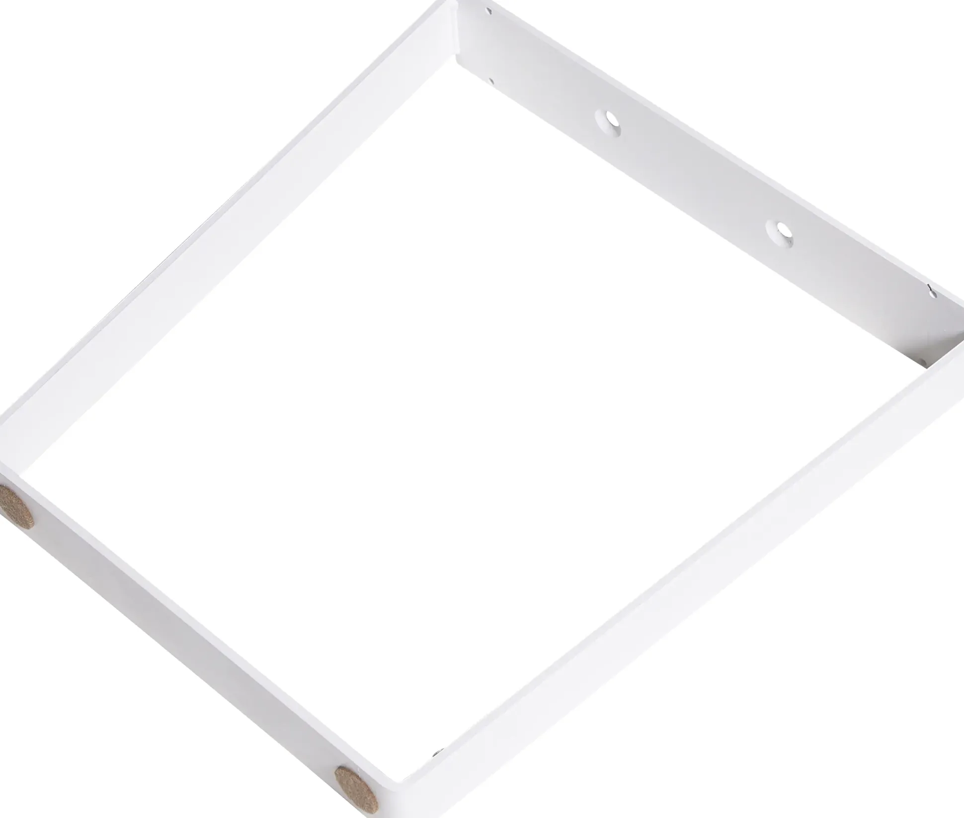 Dieda Bankgestell V-Form weiß Maße (L x B x H): 420 x 400 x 70 mm