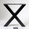 Dieda Bankgestell X-Form schwarz Maße (L x B x H): 420 x 400 x 70 mm