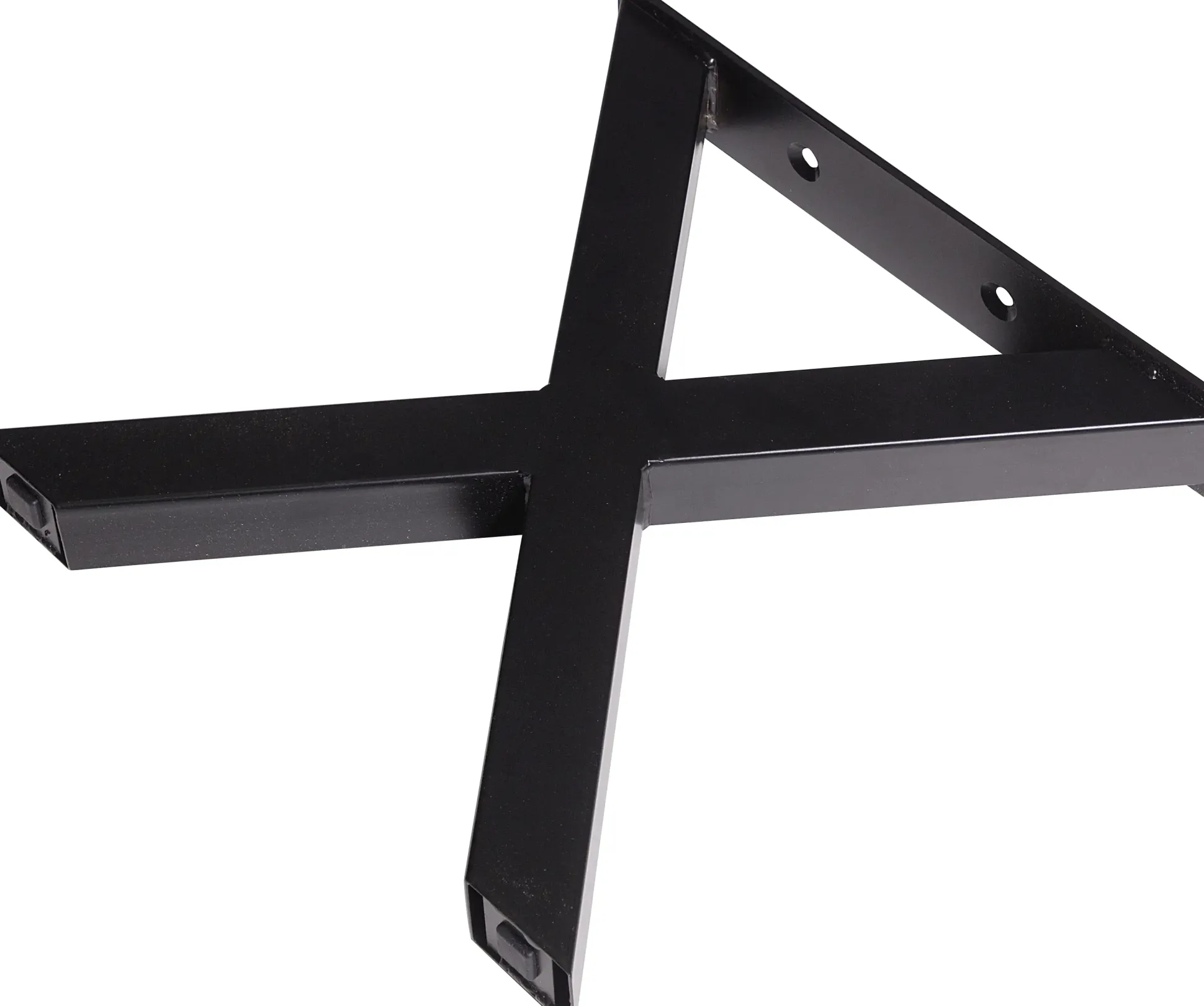 Dieda Bankgestell X-Form schwarz Maße (L x B x H): 420 x 400 x 70 mm