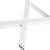 Dieda Bankgestell X-Form weiß Maße (L x B x H): 420 x 400 x 70 mm