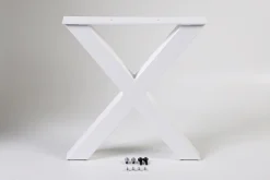 Dieda Bankgestell X-Form weiß Maße (L x B x H): 420 x 400 x 70 mm