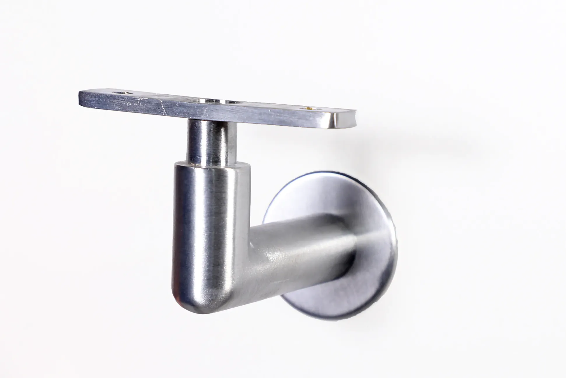 Dieda Handlaufkonsolen moderne L-Form Messing matt Chrom