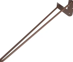 Dieda Tischbein Hairpin rostoptik Maße (L x B x H): 710 x 255 x 59 mm