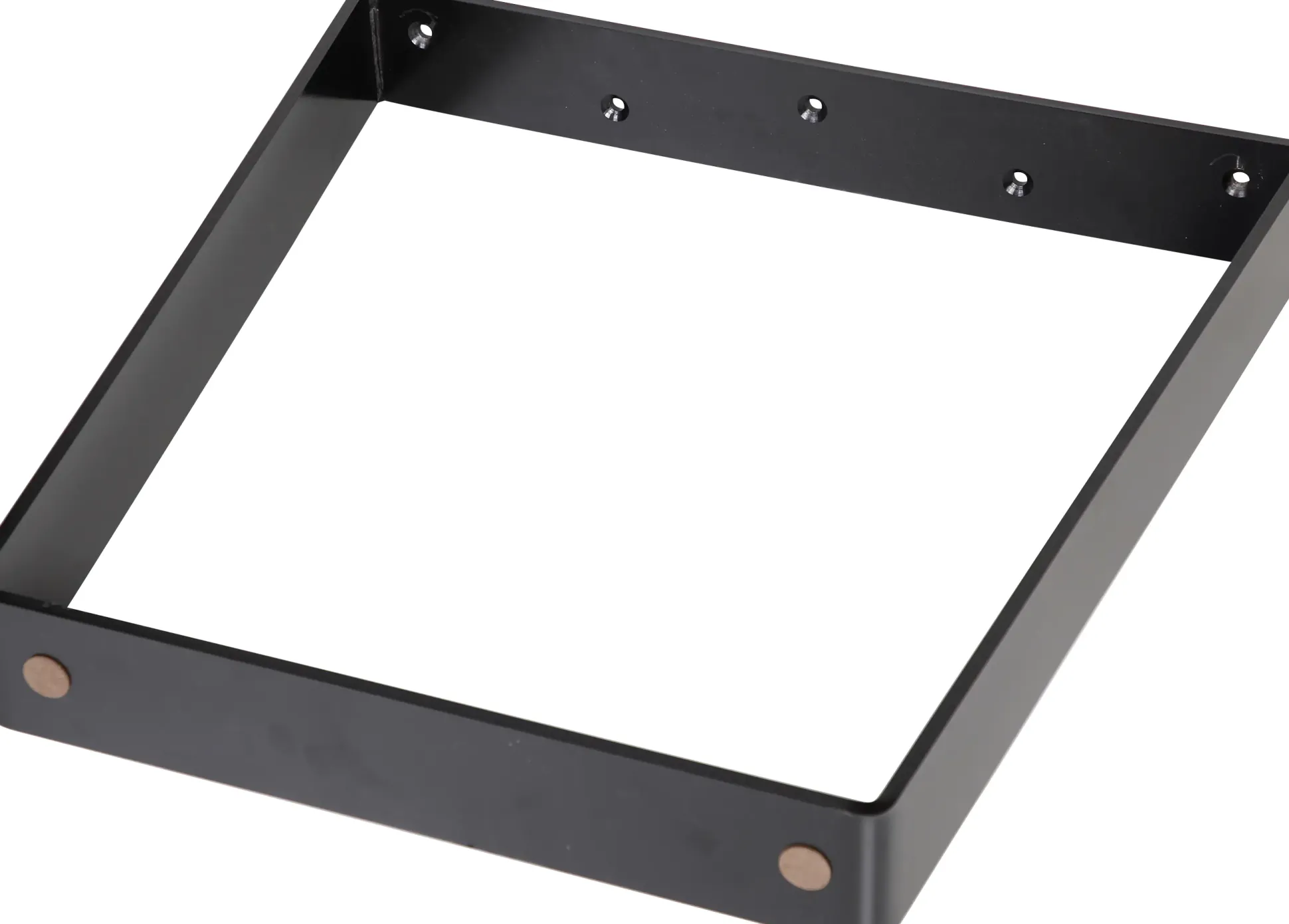 Dieda Tischbein V-Form schwarz Maße (L x B x H): 71,0 x 70,0 x 10,0 cm