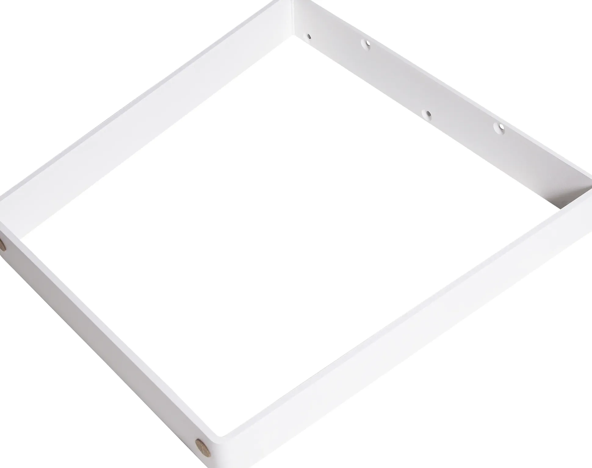Dieda Tischbein V-Form weiß Maße: 71,0 x 70,0 x 10,0 cm