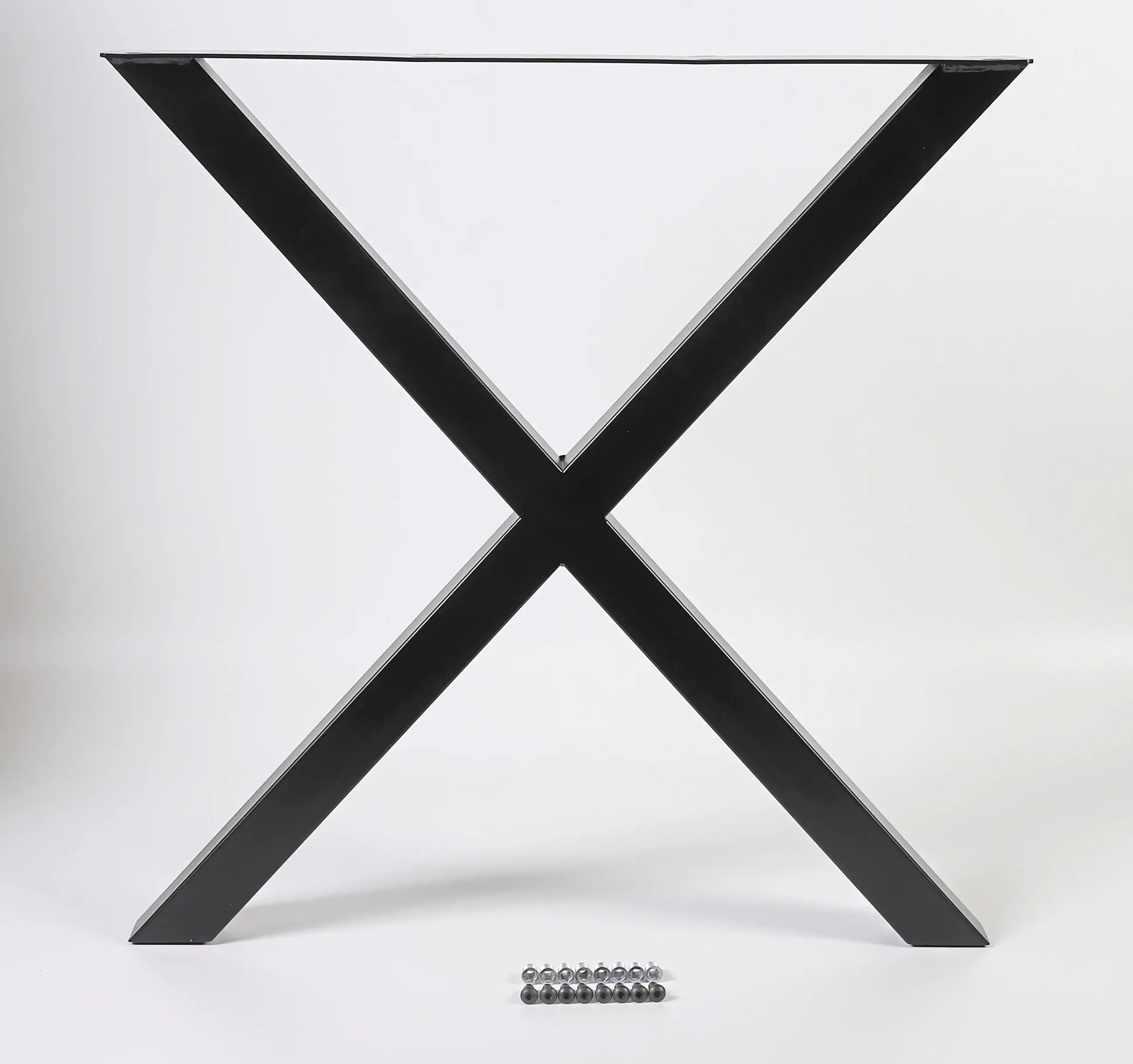 Dieda Tischbein X-Form schwarz Maße: 71,0 x 70,0 x 10,0 cm