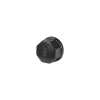 Dolle Abdeckkappe für Pipe-Regalsystem 20 mm (3/4") schwarz matt 2 Stück