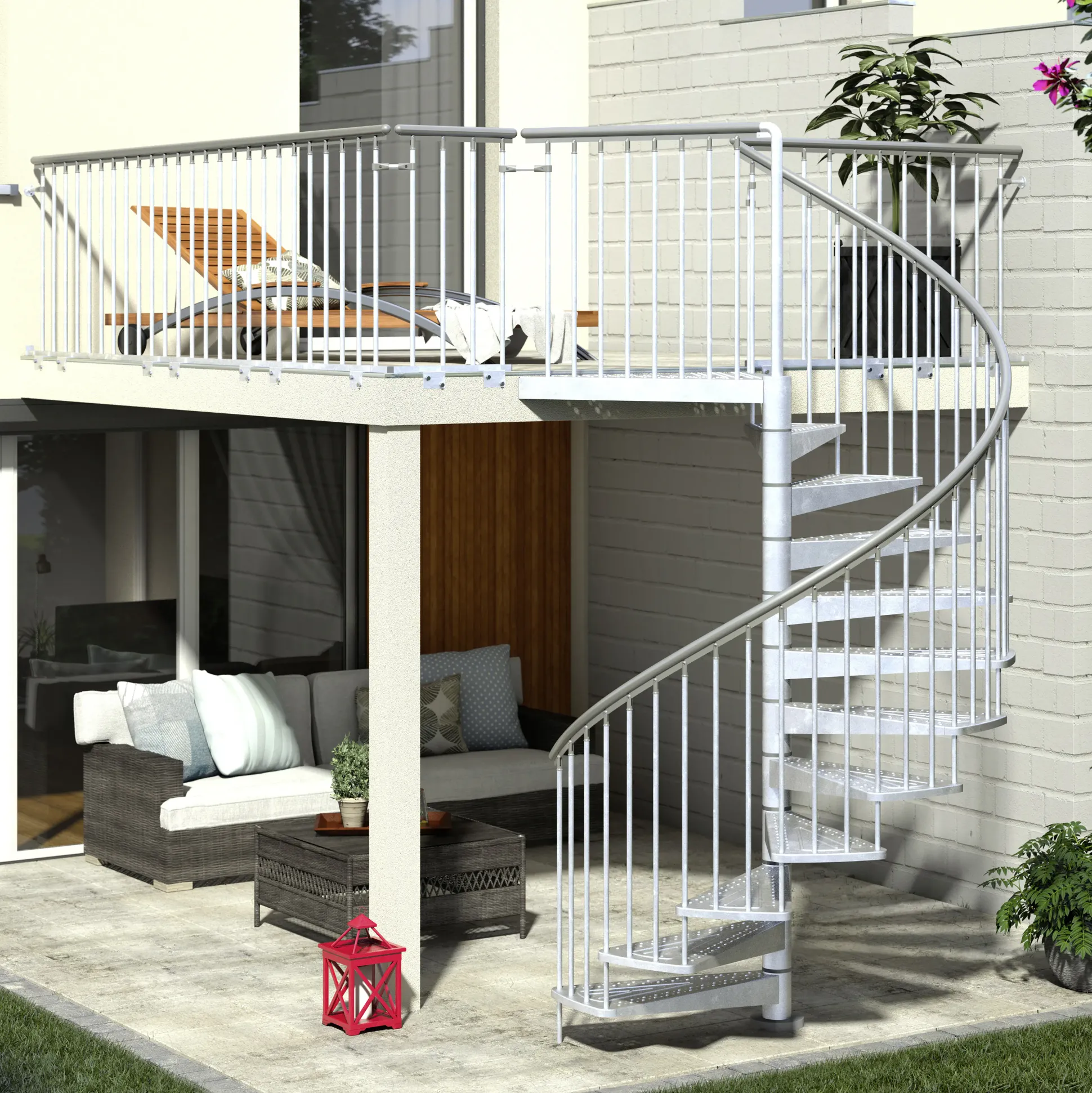 DOLLE Außenspindeltreppe Gardenspin