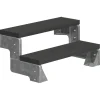 Dolle Außentreppe Gardentop 2 Stufen ohne Geländer, Breite 100 cm, Trimax, anthrazit