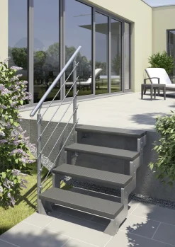 DOLLE Außentreppe Gardentop Set 4 Startset Steiggeländer