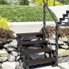 Dolle Außentreppe Trimax Gardentop 2 Stufen 80 cm inkl. einseitigem Geländer dunkelbraun