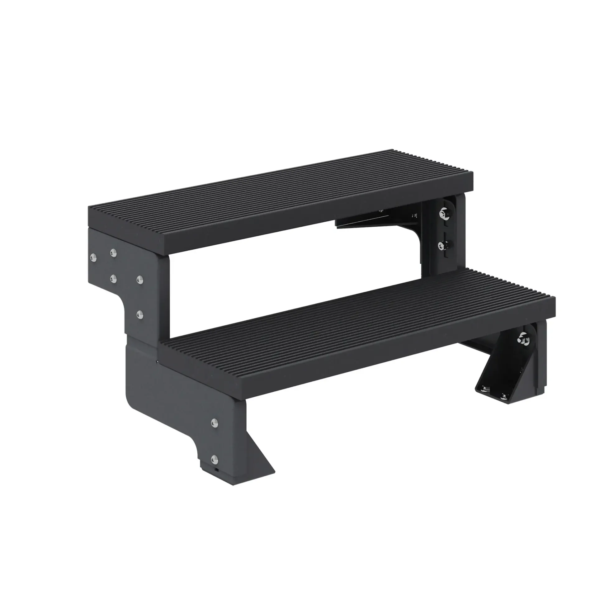 Dolle Außentreppe Trimax Gardentop 2 Stufen 100 cm ohne Geländer anthrazit