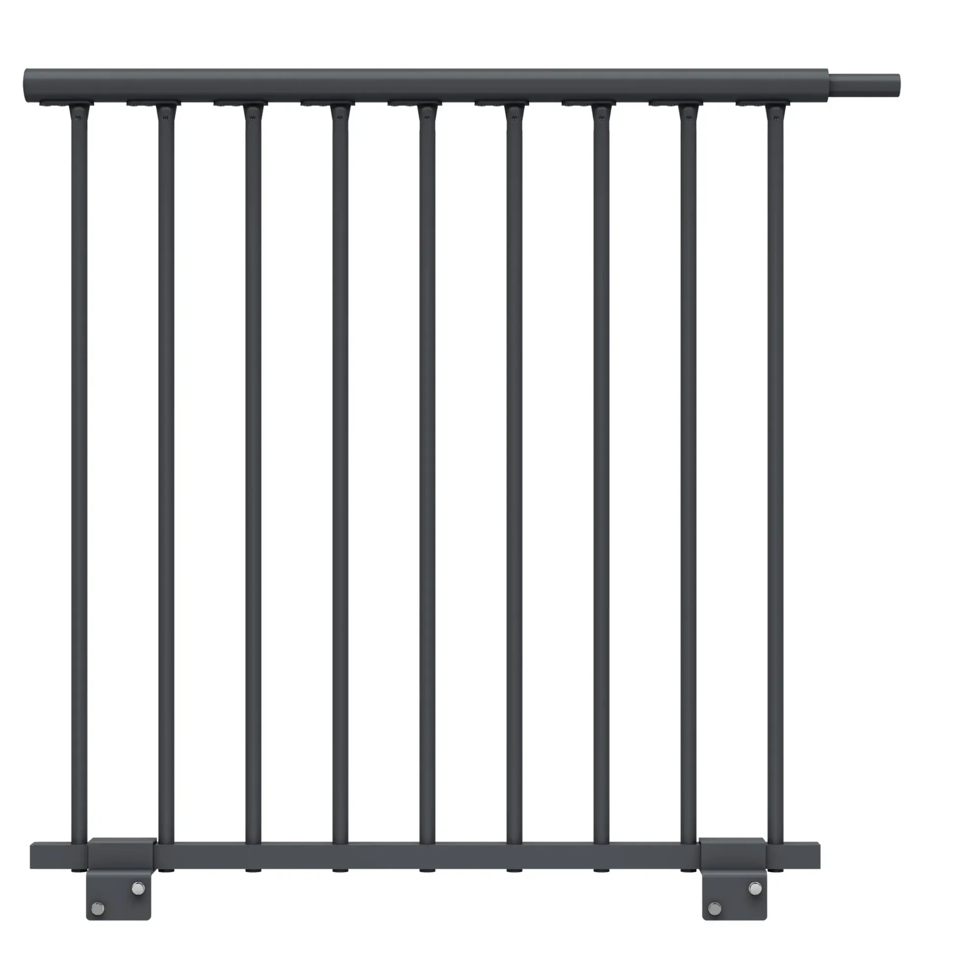 Dolle Brüstungsgeländer Erweiterungsset Gardenspin Aluminium 100 cm anthrazit