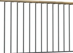 Dolle Brüstungsgeländer für Spindeltreppe Winnipeg Handlauf Eiche 150 cm